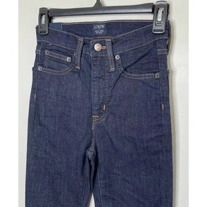 J. Crew High Rise Skinny Blue Jeans, Size 24
